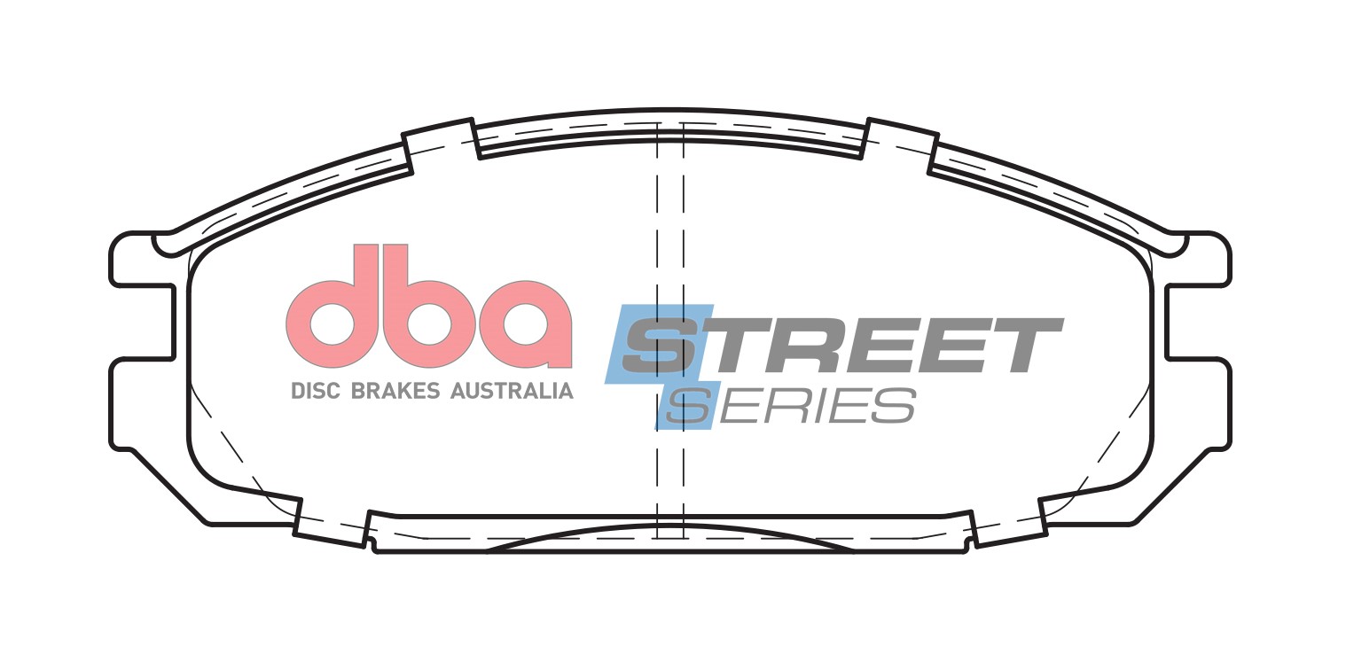 DBA Brake Disc Brake Pads Street Series Ceramic DB1146SS - Imagen 2