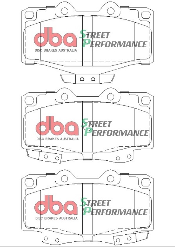DBA Brake Pads Street Performance ECE R90 certified DB1149SP - Image 2