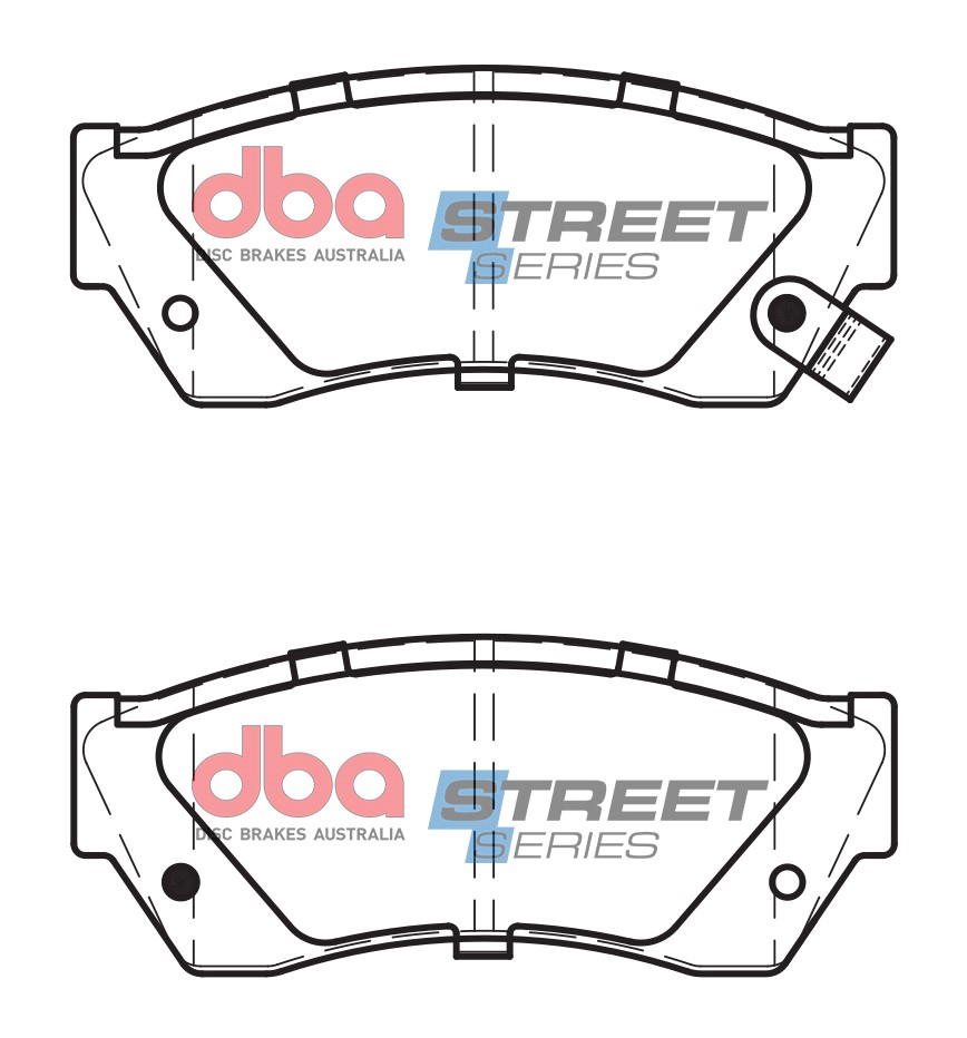 DBA Brake Disc Brake Pads Street Series Ceramic DB1155SS - Imagen 2