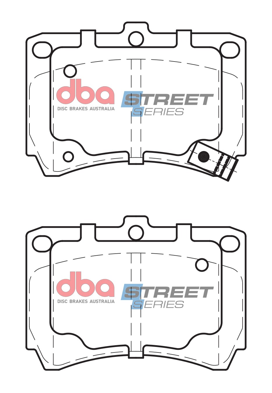 DBA Brake Disc Brake Pads Street Series Ceramic DB1158SS - Image 2