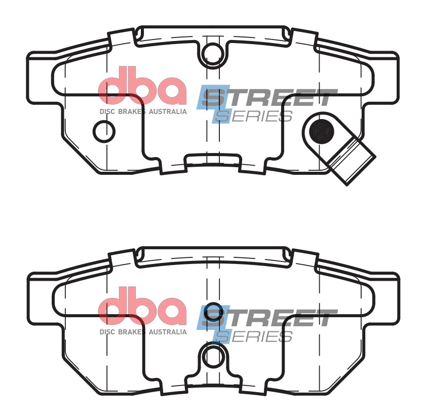 DBA Brake Disc Brake Pads Street Series Ceramic DB1163SS - Image 2