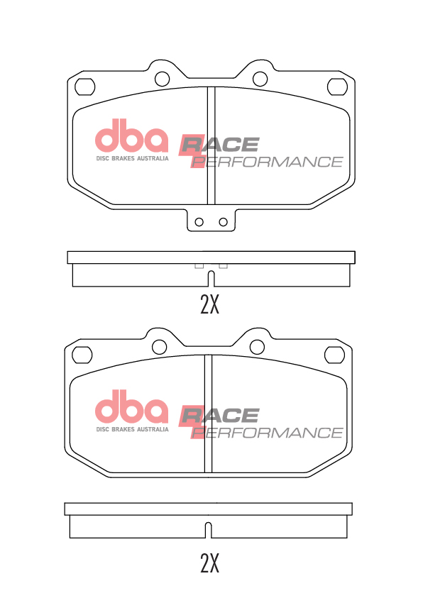 DBA Brake Pads Race Performance DB1170RP - Image 2