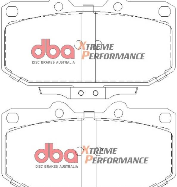 DBA Brake Kit 4000 Series Plain & Xtreme Performance Brake Pads (2x DBA4650 + DB1170XP) DBA4650-1170XP