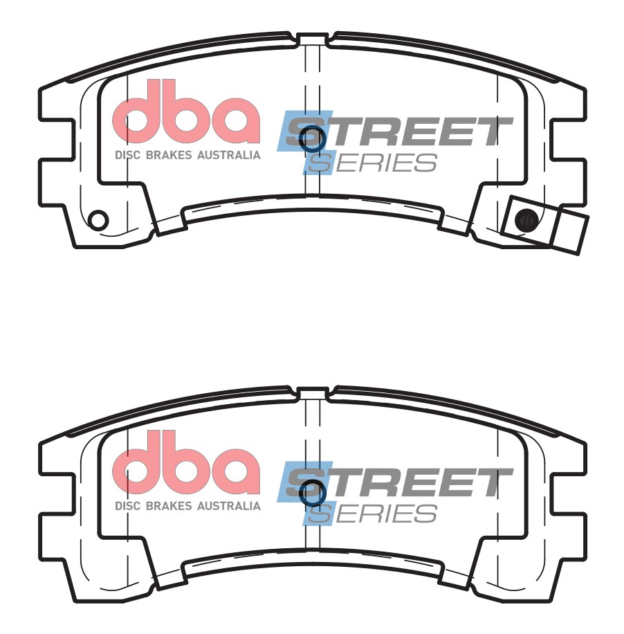 DBA Brake Disc Brake Pads Street Series Ceramic DB1175SS - Image 2