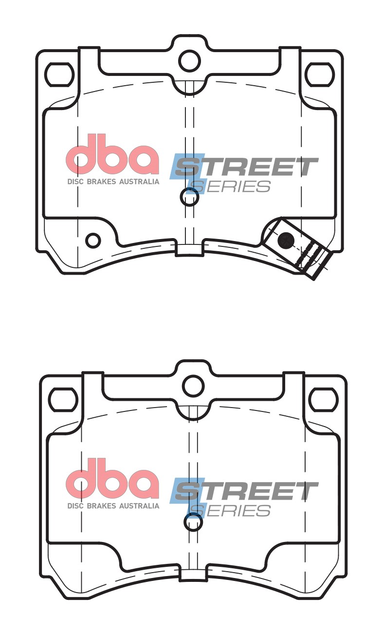 DBA Brake Disc Brake Pads Street Series Ceramic DB1177SS - Image 2