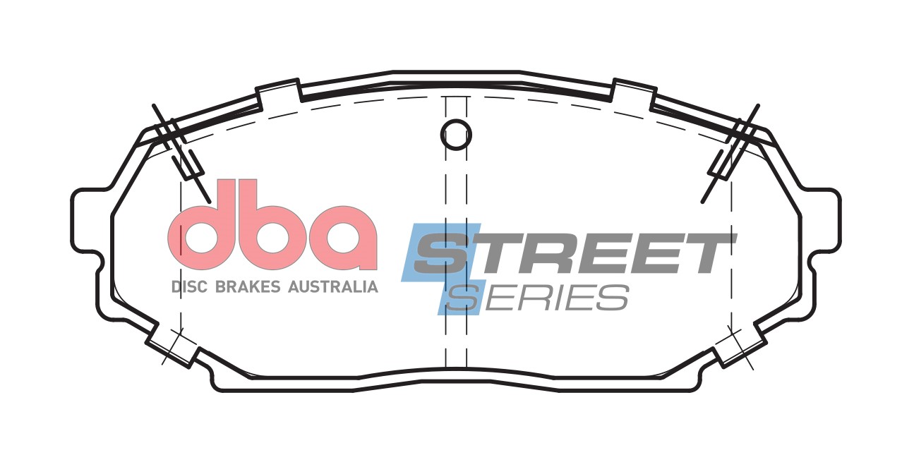 DBA Brake Disc Brake Pads Street Series Ceramic DB1178SS - Imagen 2