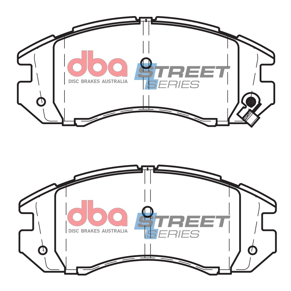 DBA Brake Disc Brake Pads Street Series Ceramic DB1185SS - Image 2