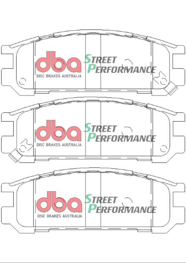 DBA Brake Kit Street Series T2 Slotted & Street Performance Brake Pads (2x DBA649S + DB1186SP) DBA649S-1186SP - Image 2