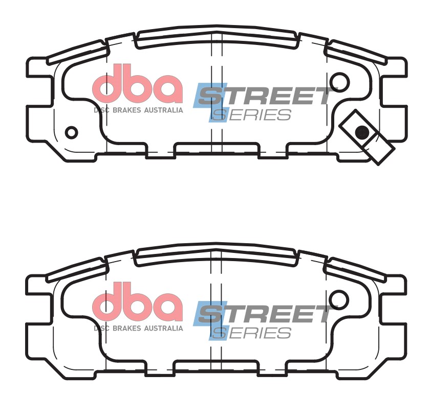 DBA Brake Disc Brake Pads Street Series Ceramic DB1186SS - Imagen 2