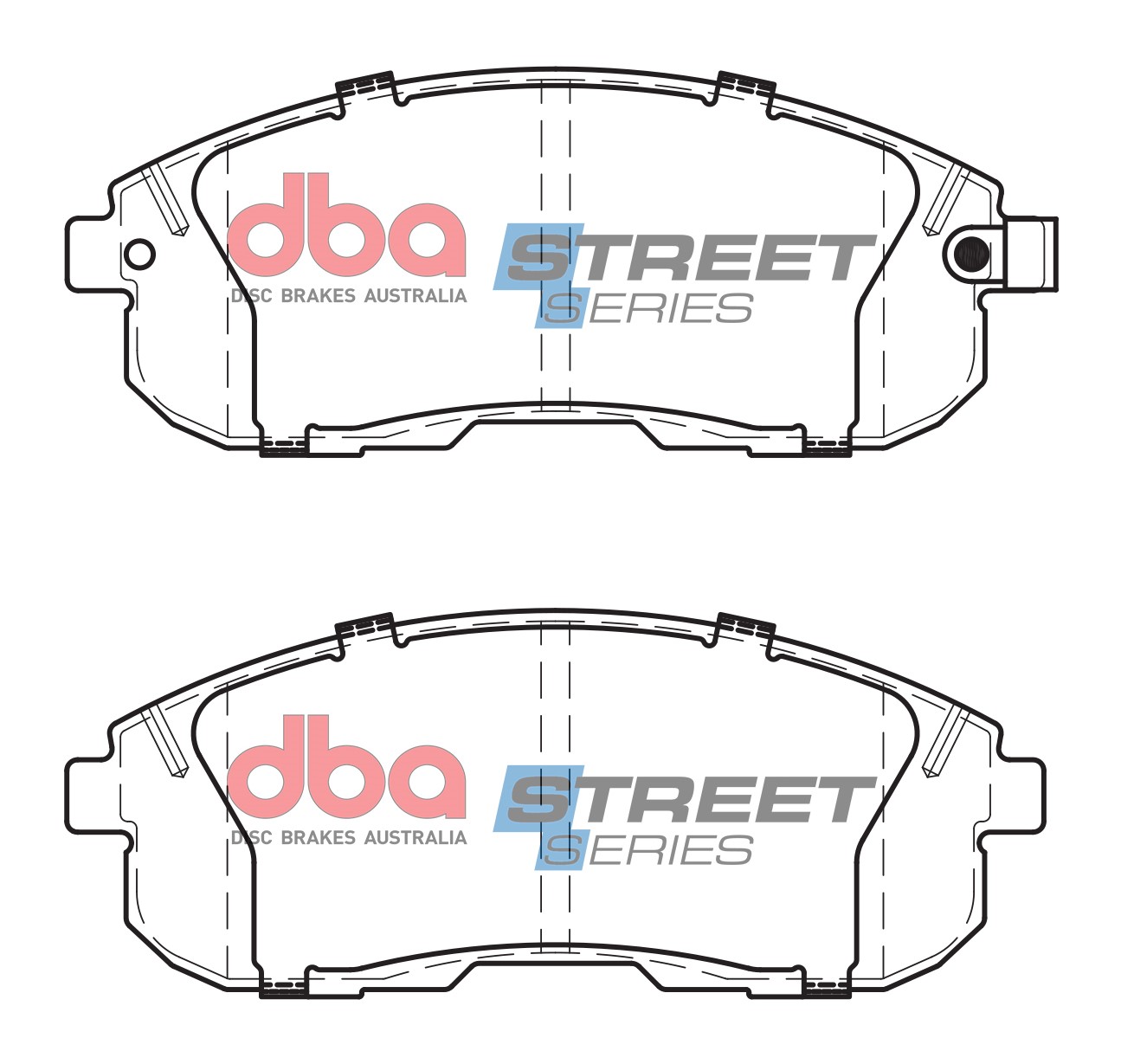 DBA Brake Disc Brake Pads Street Series Ceramic DB1187SS - Imagen 2
