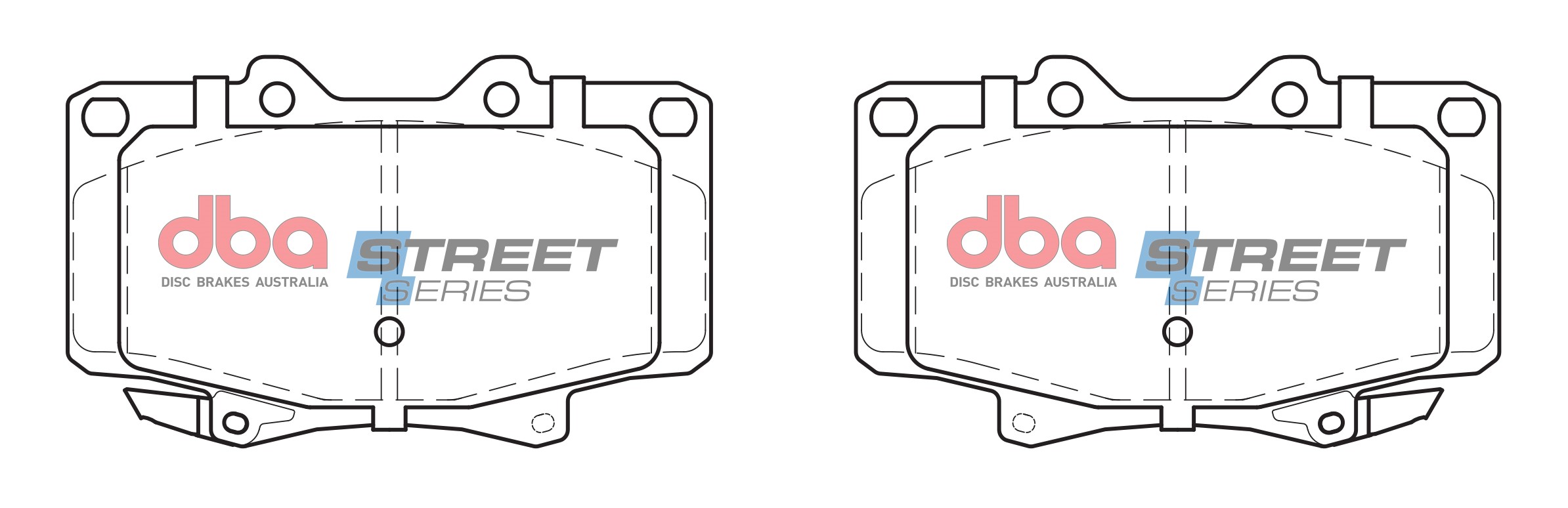DBA Brake Disc Brake Pads Street Series Semi-metallic DB1199SS - Image 2