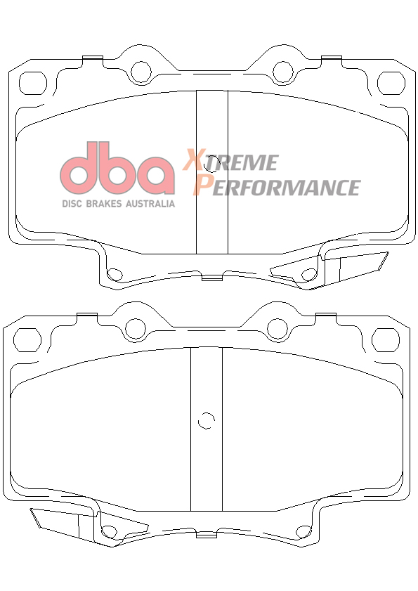 DBA Brake Pads Xtreme Performance ECE R90 certified DB1199XP - Image 2
