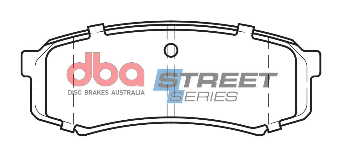 DBA Brake Disc Brake Pads Street Series Semi-metallic DB1200SS - Image 2