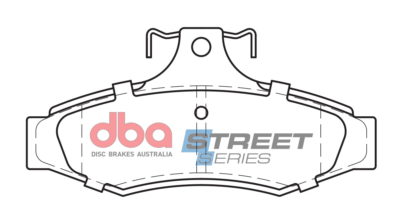 DBA Brake Disc Brake Pads Street Series Ceramic DB1204SS - Image 2