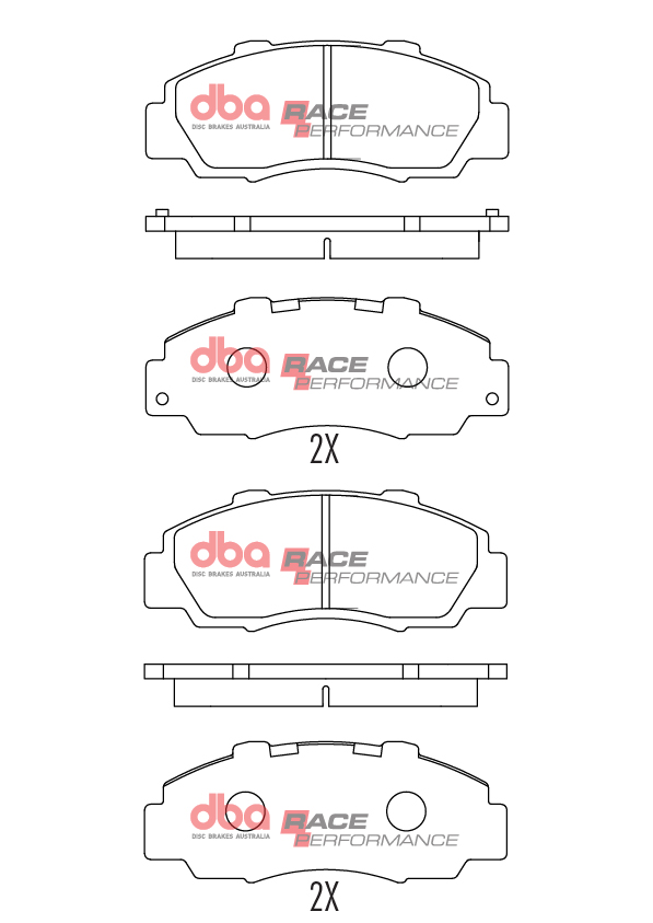 DBA Brake Pads Race Performance DB1206RP - Image 2