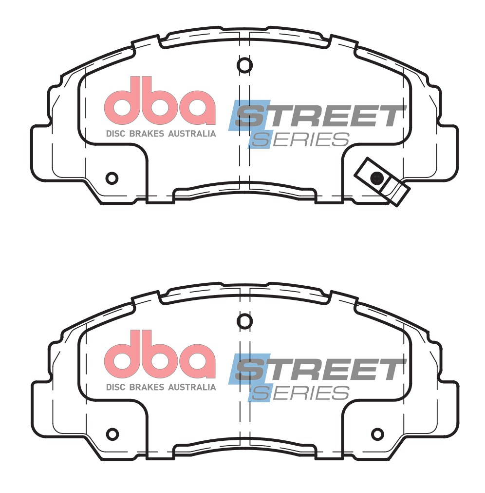 DBA Brake Disc Brake Pads Street Series Ceramic DB1212SS - Imagen 2