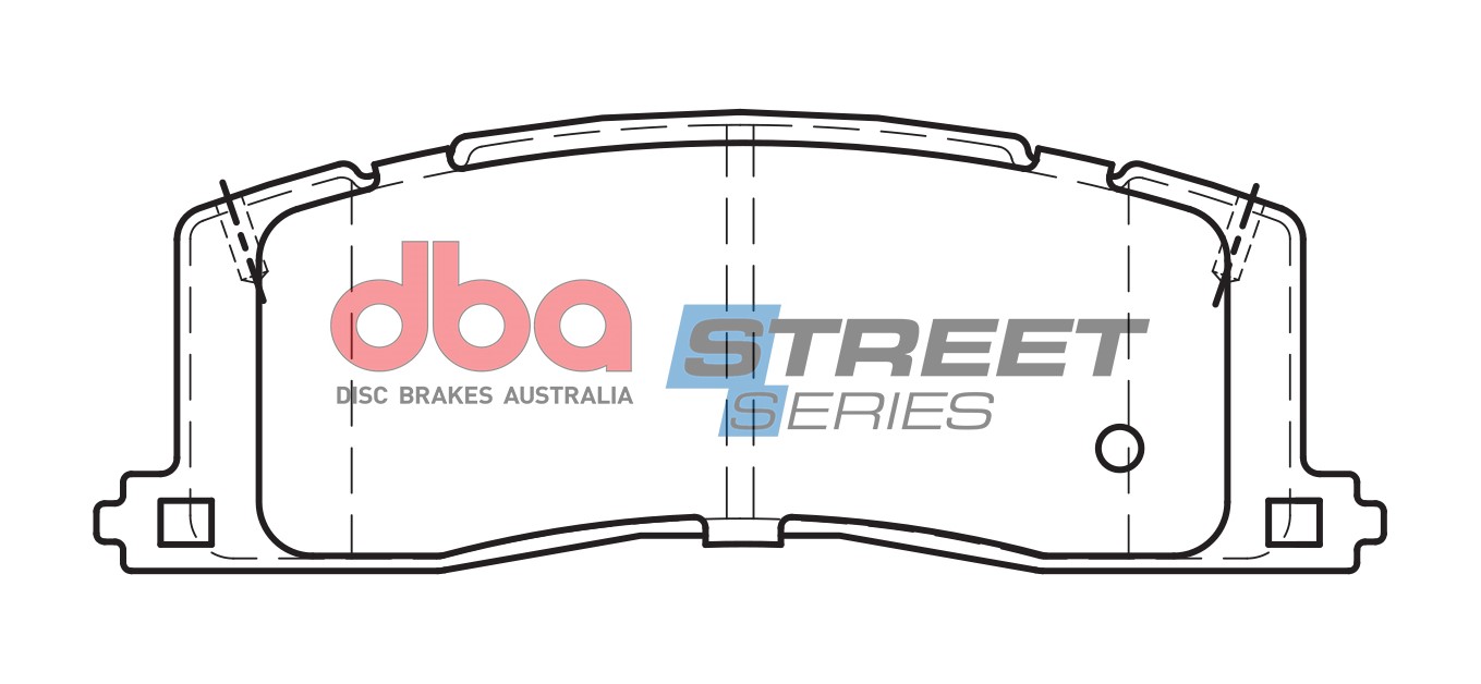DBA Brake Disc Brake Pads Street Series Ceramic DB1213SS - Imagen 2