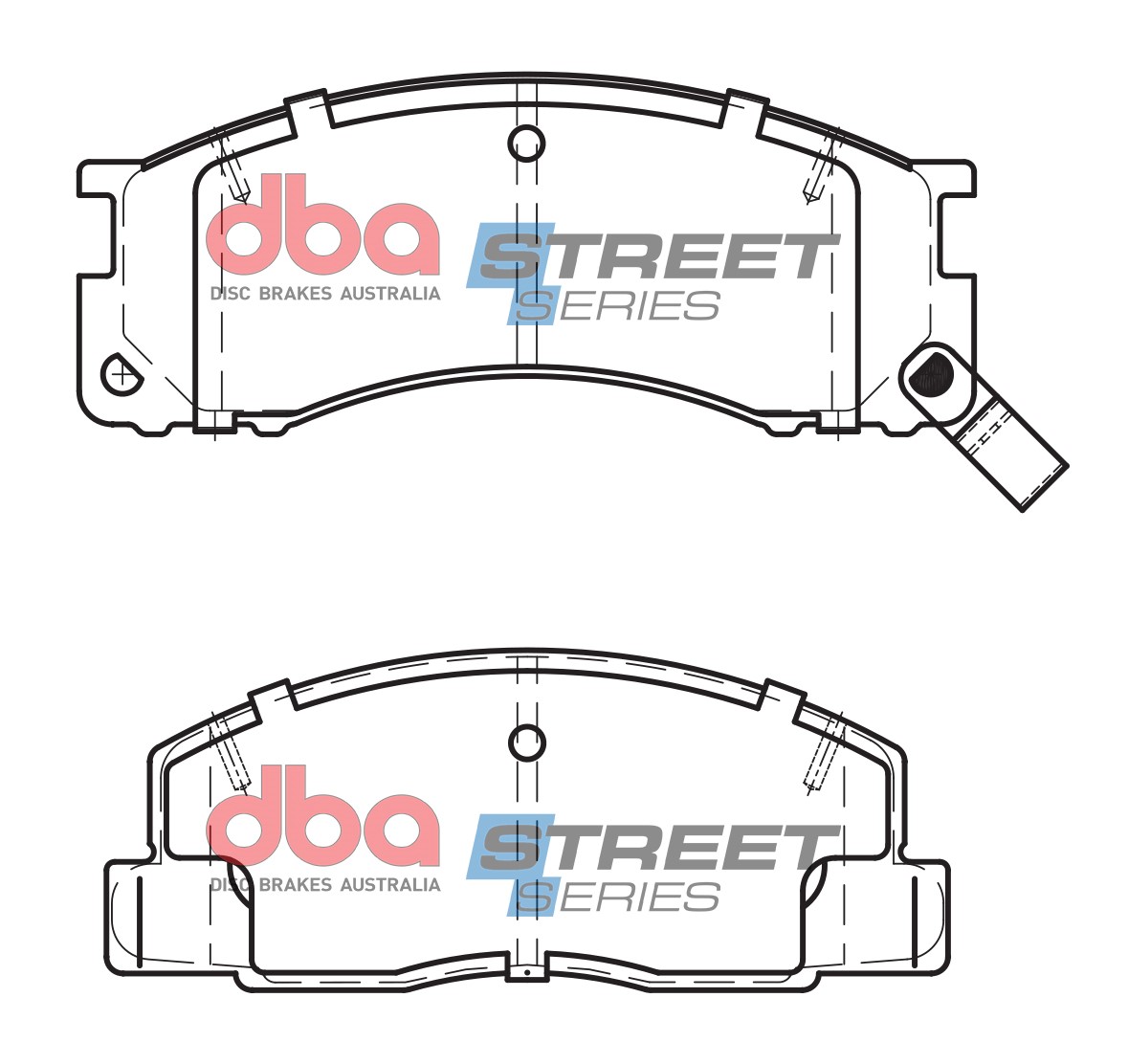 DBA Brake Disc Brake Pads Street Series Ceramic DB1215SS - Imagen 2