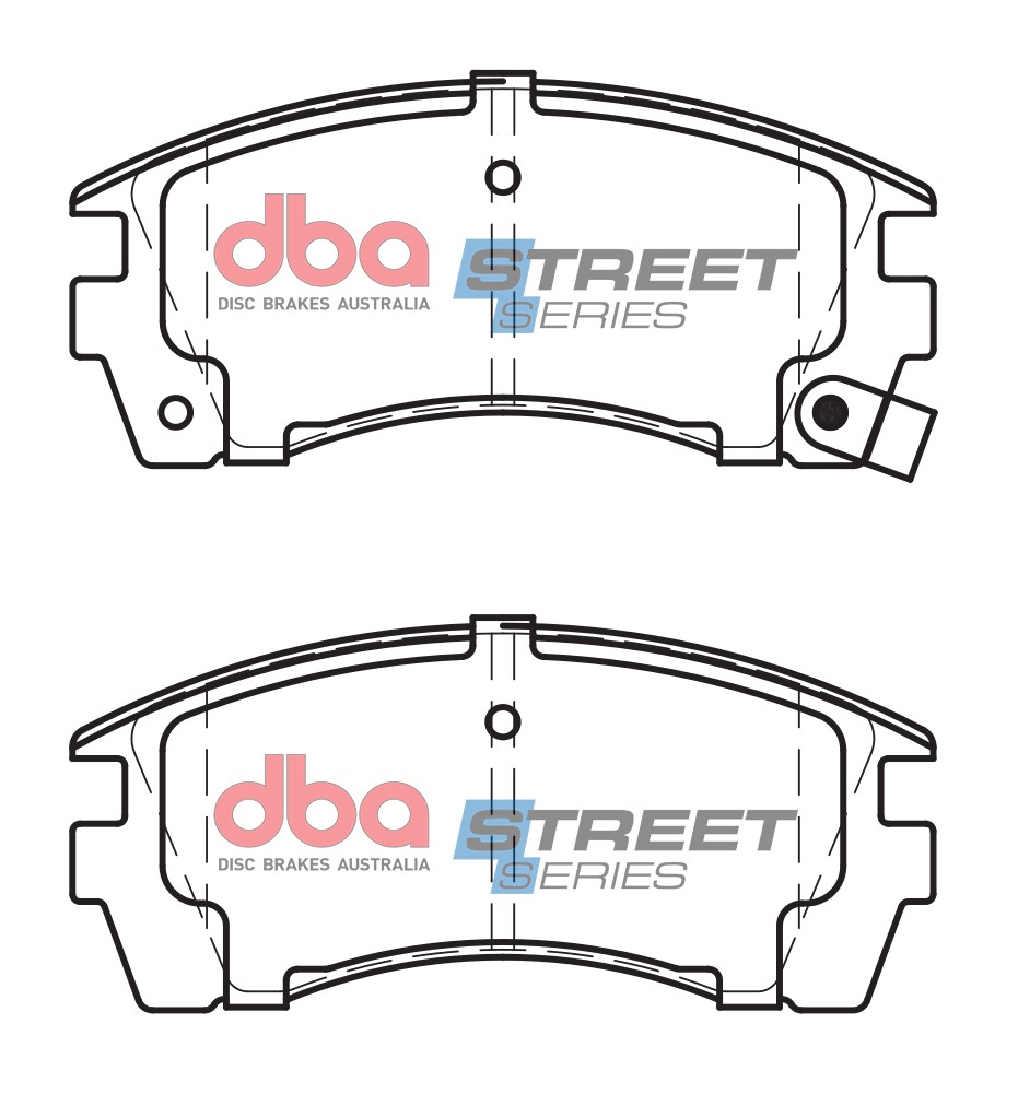 DBA Brake Disc Brake Pads Street Series Ceramic DB1216SS - Imagen 2