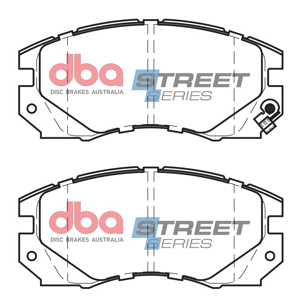DBA Brake Disc Brake Pads Street Series Ceramic DB1219SS - Imagen 2