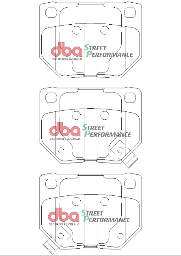 DBA Brake Kit Street Series T2 Slotted & Street Performance Brake Pads (2x DBA908S + DB1220SP) DBA908S-1220SP - Image 3