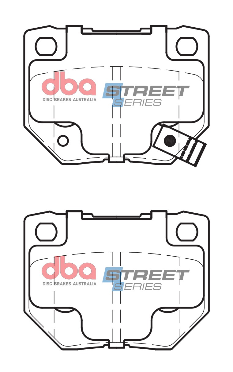 DBA Brake Disc Brake Pads Street Series Ceramic DB1220SS - Imagen 2