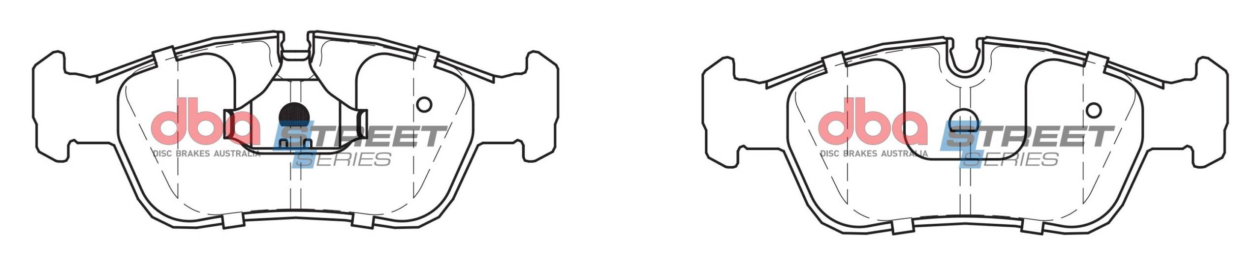 DBA Brake Disc Brake Pads Street Series Ceramic DB1224SS - Imagen 2