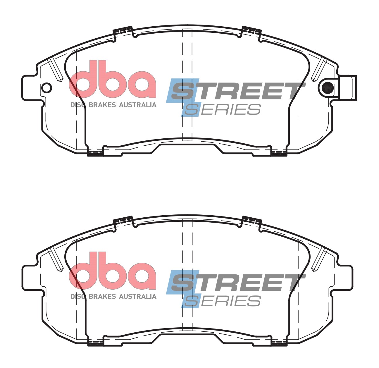 DBA Brake Disc Brake Pads Street Series Ceramic DB1232SS - Imagen 2