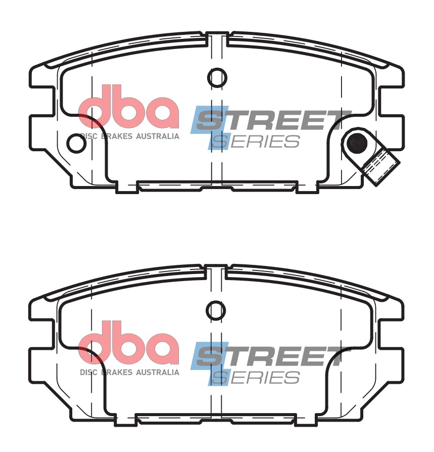 DBA Brake Disc Brake Pads Street Series Ceramic DB1238SS - Imagen 2