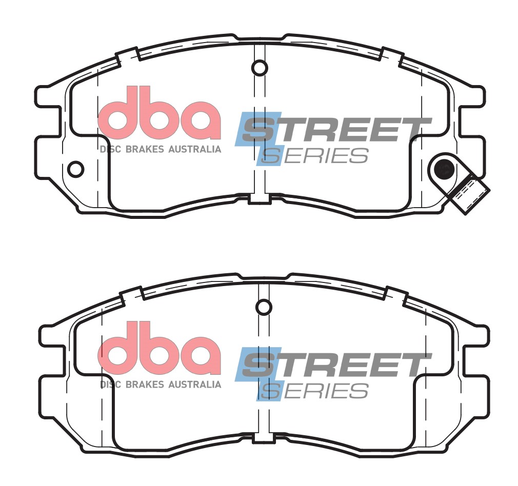 DBA Brake Disc Brake Pads Street Series Ceramic DB1249SS - Imagen 2