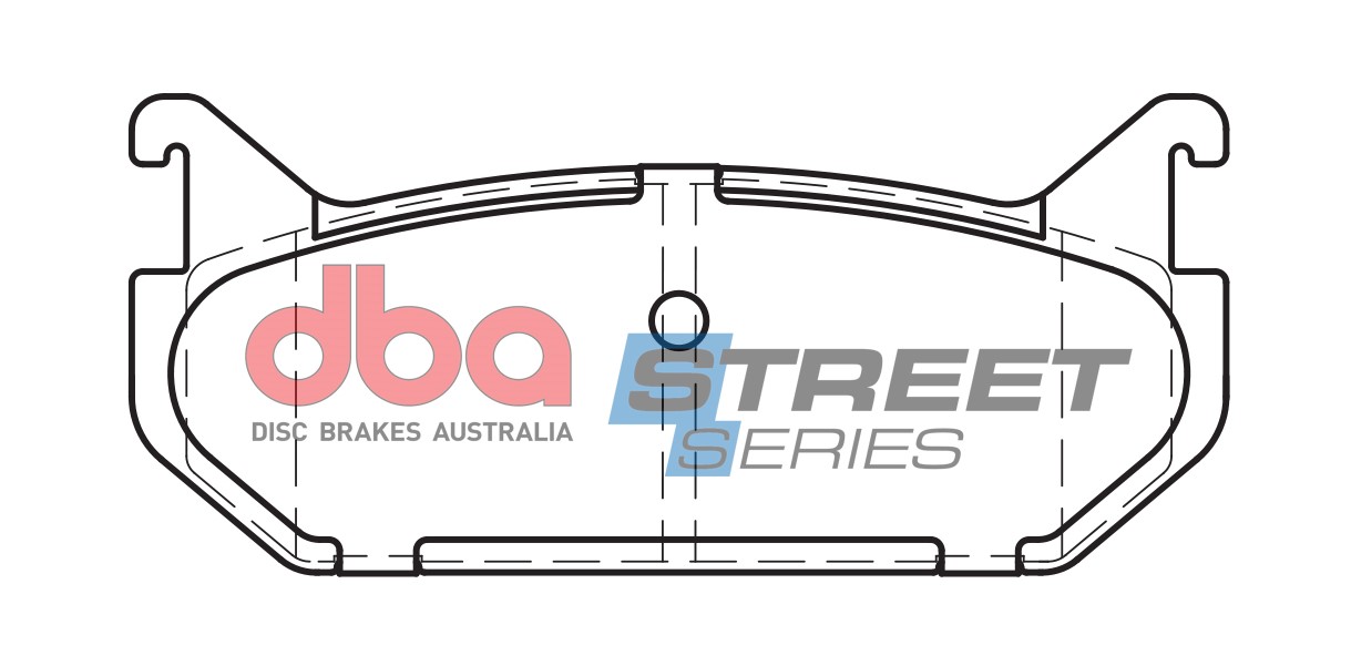DBA Brake Disc Brake Pads Street Series Ceramic DB1254SS - Image 2
