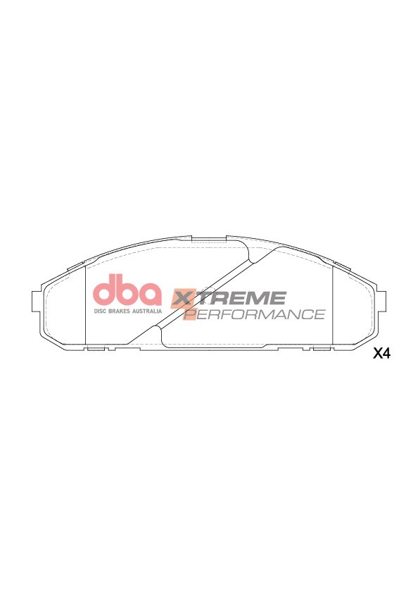 DBA Brake Pads Xtreme Performance DB1257XP - Image 2