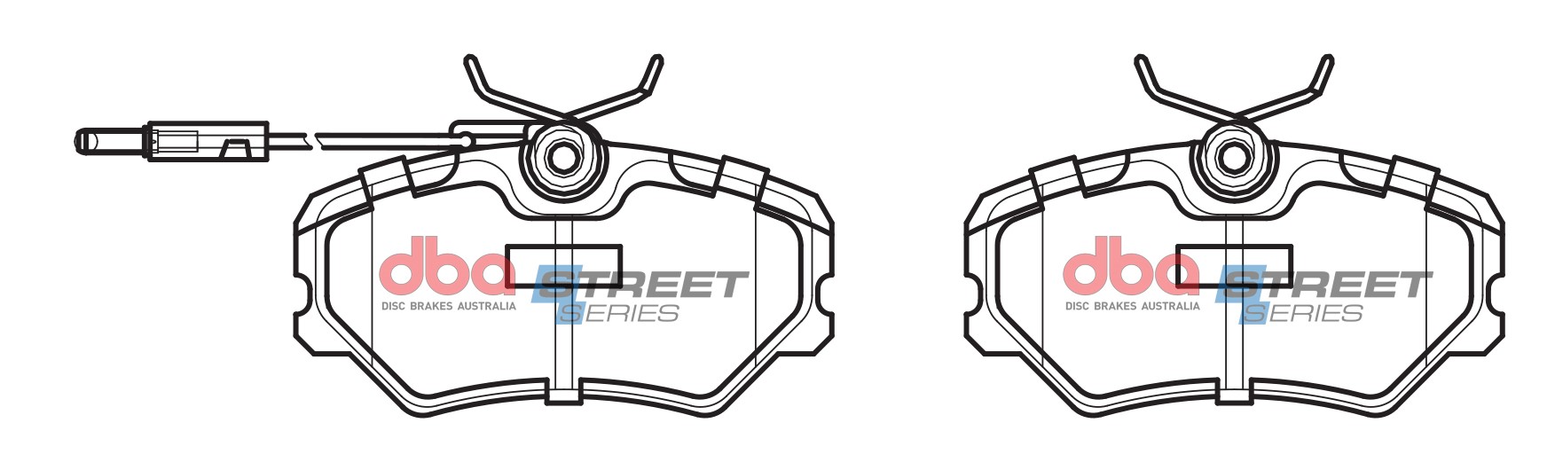 DBA Brake Disc Brake Pads Street Series Ceramic DB1258SS - Imagen 2