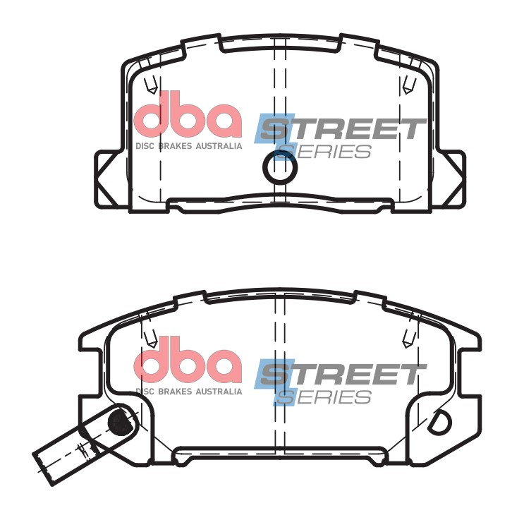 DBA Brake Disc Pastillas de freno Street Series Ceramic DB1260SS - Imagen 2