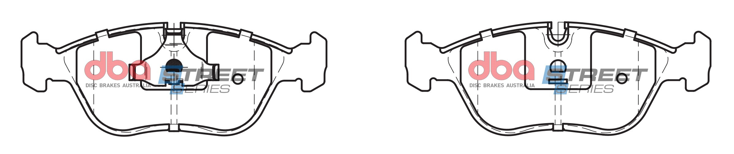 DBA Brake Disc Brake Pads Street Series Ceramic DB1261SS - Image 2