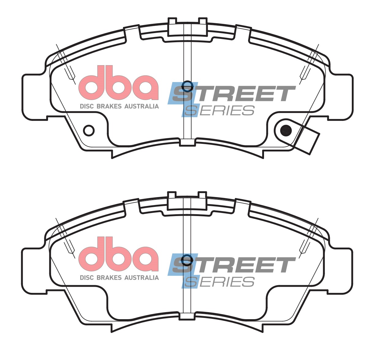 DBA Brake Disc Brake Pads Street Series Ceramic DB1262SS - Imagen 2