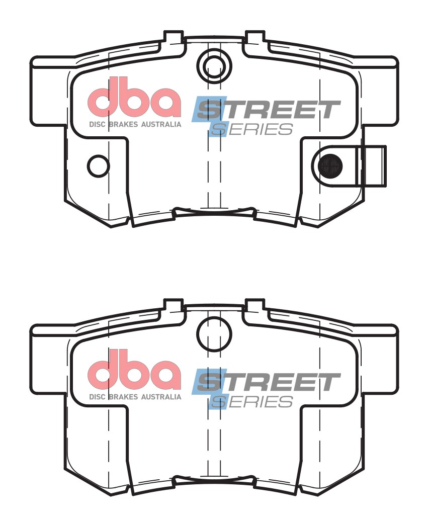 DBA Brake Disc Brake Pads Street Series Ceramic DB1265SS - Image 2