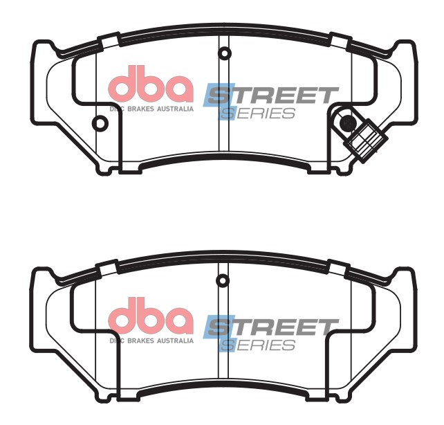 DBA Brake Disc Brake Pads Street Series Ceramic DB1266SS - Imagen 2