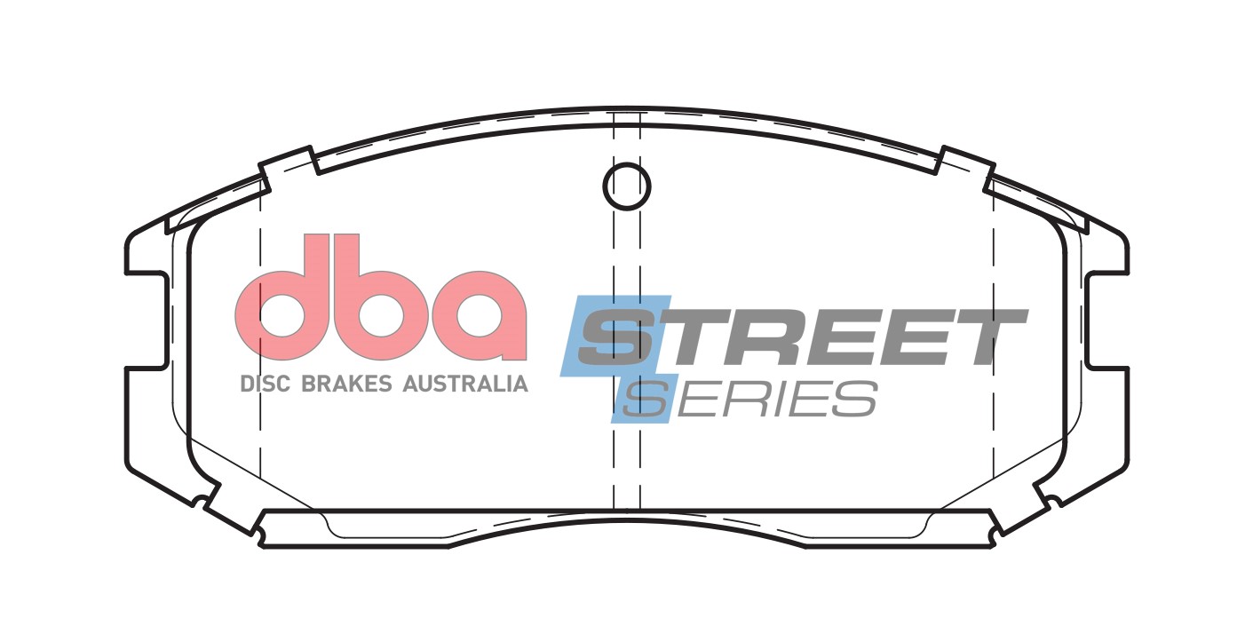 DBA Brake Disc Brake Pads Street Series Ceramic DB1277SS - Imagen 2