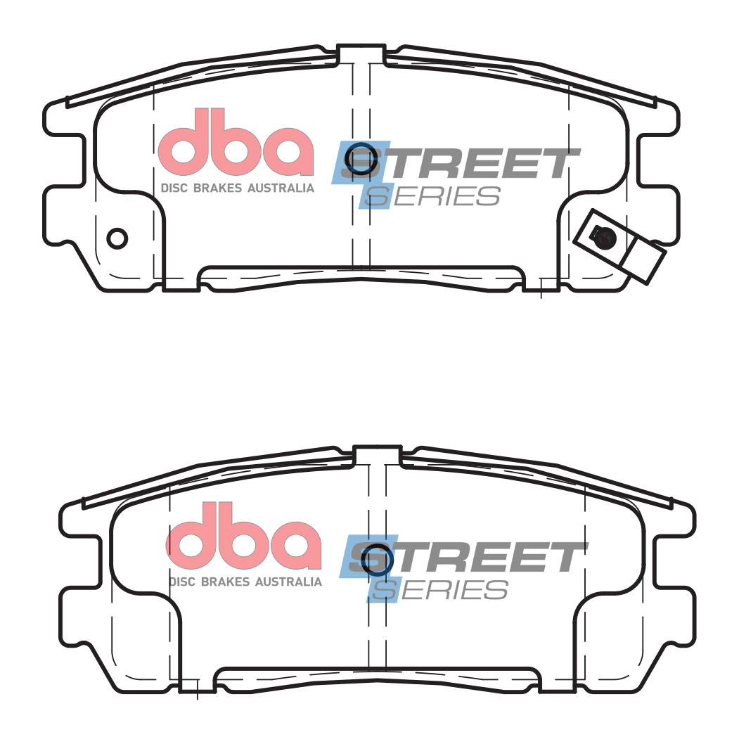 DBA Brake Disc Brake Pads Street Series Ceramic DB1280SS - Imagen 2