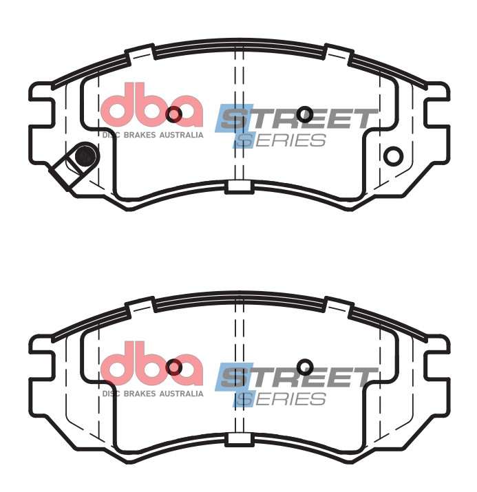 DBA Brake Disc Brake Pads Street Series Ceramic DB1281SS - Imagen 2