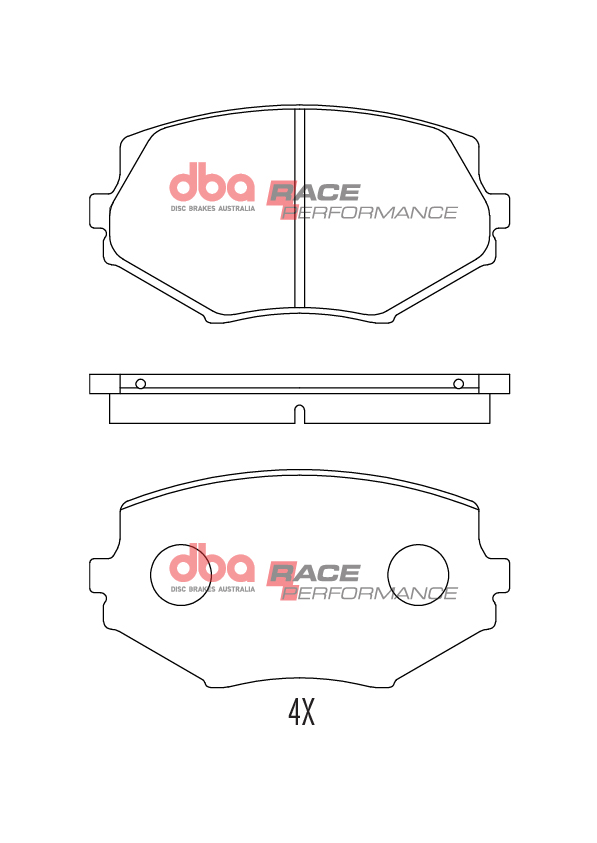 DBA Brake Pads Race Performance DB1282RP - Image 2