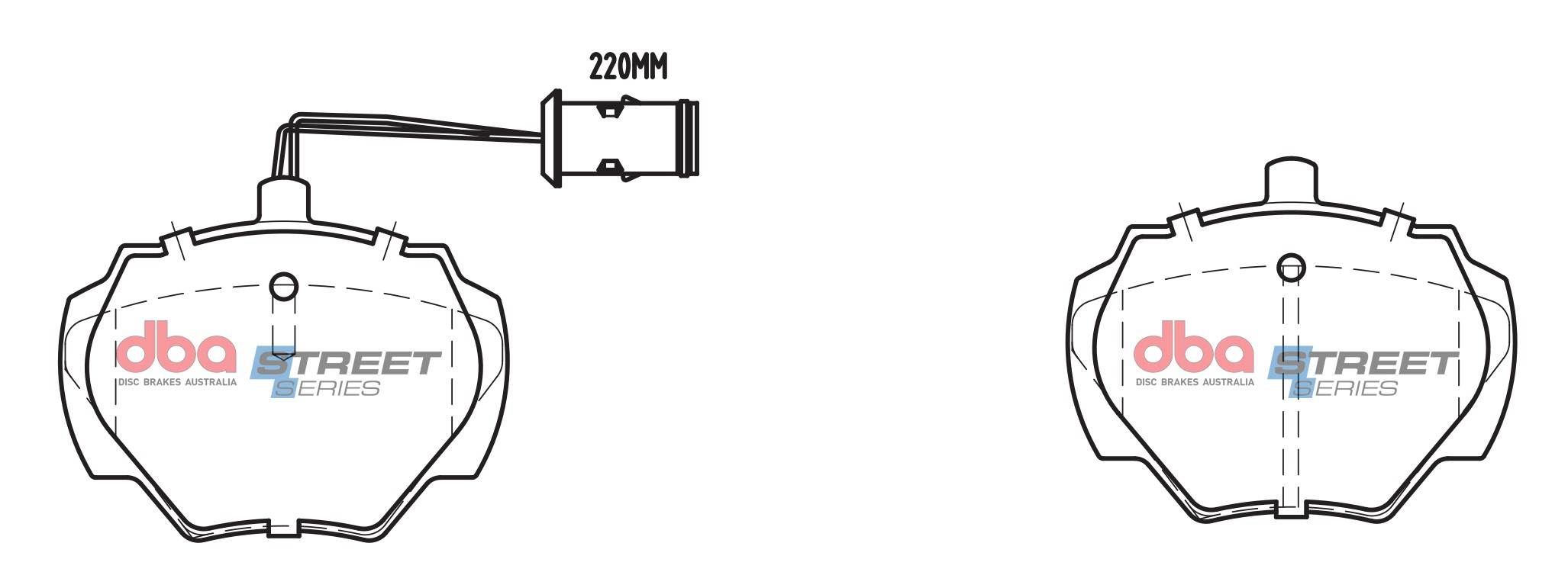 DBA Brake Disc Brake Pads Street Series Ceramic DB1285SS - Imagen 2