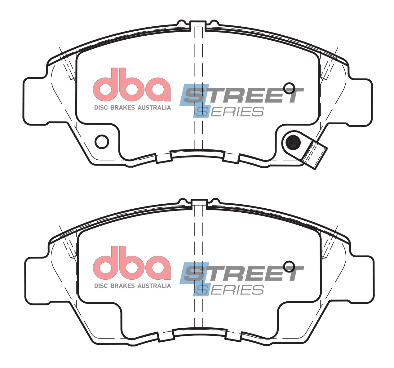 DBA Brake Disc Brake Pads Street Series Ceramic DB1286SS - Imagen 2