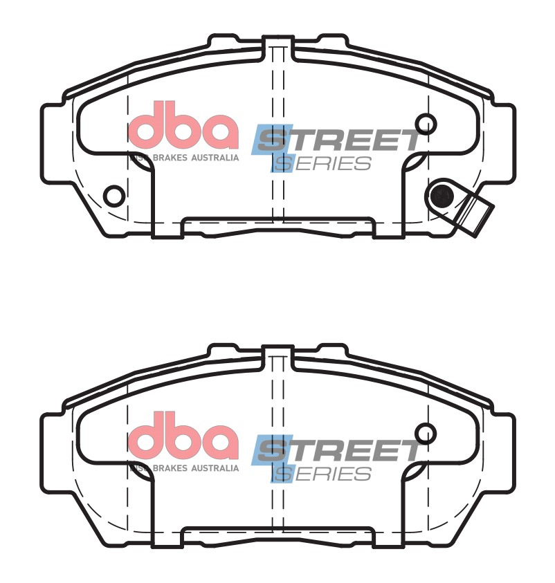 DBA Brake Disc Brake Pads Street Series Ceramic DB1292SS - Imagen 2