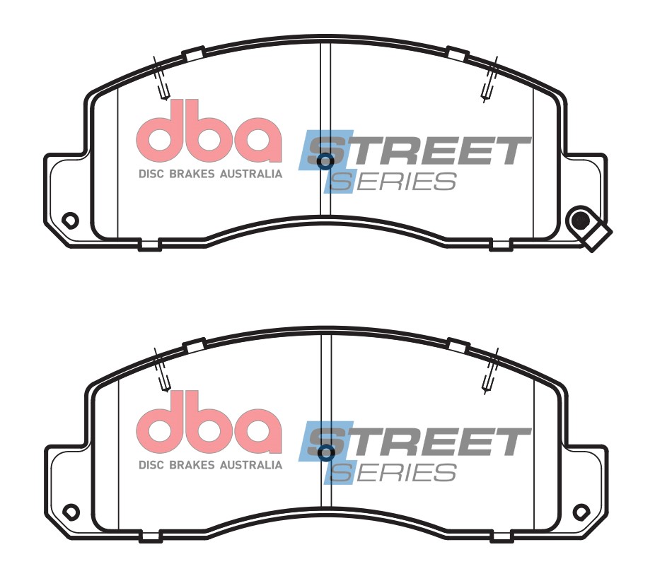 DBA Brake Disc Brake Pads Street Series Semi-metallic DB1293SS - Image 2