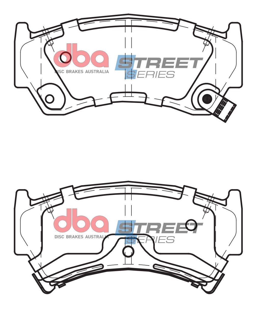 DBA Brake Disc Brake Pads Street Series Ceramic DB1302SS - Imagen 2