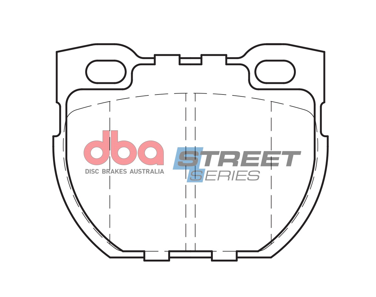 DBA Brake Disc Brake Pads Street Series Semi-metallic DB1306SS - Image 2