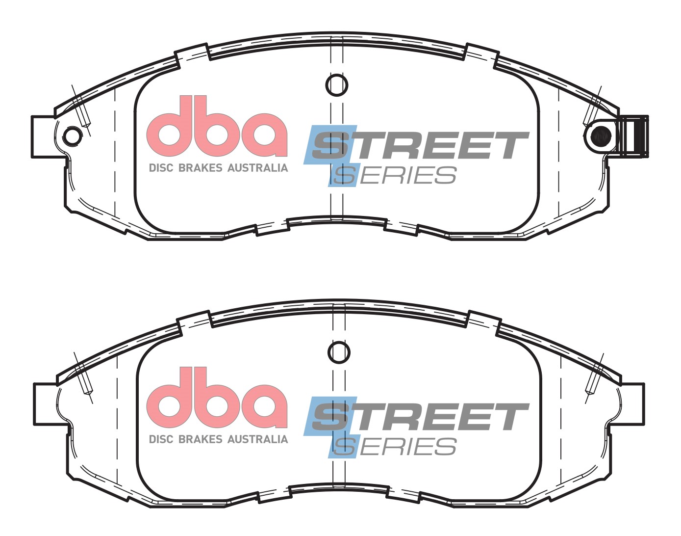 DBA Brake Disc Brake Pads Street Series Ceramic DB1308SS - Imagen 2