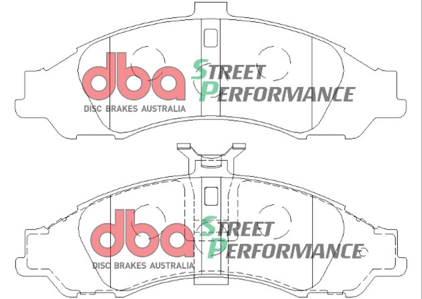 DBA Brake Pads Street Performance DB1331SP - Image 2